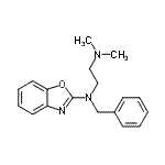 CAS 登录号：16485-05-5， N-(1,3-苯并恶唑-2-基)-N-苄基-N',N'-二甲基-1,2-乙二胺
