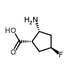 CAS 登录号：165036-53-3， (1S,2R,4S)-2-氨基-4-氟环戊烷羧酸