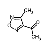 CAS 登录号：165067-10-7， 1-(4-甲基-1,2,5-恶二唑-3-基)乙酮