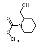 CAS#: 165104-66-5, Methyl 2-(Hydroxymethyl)-1-Piperidinecarboxylate