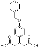 CAS 登录号：165119-29-9， 3-[4-(苄氧基)苯基]戊烷二酸