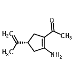 CAS 登录号：165173-38-6， 1-[(4R)-2-氨基-4-异丙烯基-1-环戊烯-1-基]乙酮