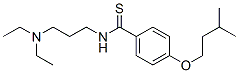 CAS 登录号：16531-36-5， N-[3-(二乙基氨基)丙基]-4-(异戊氧基)硫代苯甲酰胺