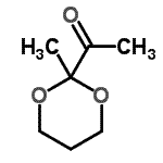 CAS 登录号：165544-13-8， 1-(2-甲基-1,3-二恶烷-2-基)乙酮
