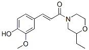 CAS#: 16562-70-2, 2-Ethyl-4-[3-(4-Hydroxy-3-Methoxyphenyl)-1-Oxo-2-Propenyl]Morpholine