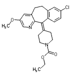 CAS#: 165739-73-1, Ethyl 4-(8-Chloro-3-Methoxy-5,6-Dihydro-11H-Benzo[5,6]Cyclohepta[1,2-b]Pyridin-11-Ylidene)-1-Piperidinecarboxylate