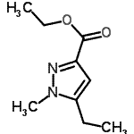 CAS 登录号：165744-14-9， 乙基5-乙基-1-甲基-1H-吡唑-3-羧酸酯
