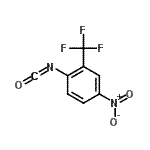 CAS 登录号：16588-73-1， 1-异氰酸-4-硝基-2-(三氟甲基)苯