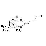 CAS 登录号：165881-36-7， (1S,2S,6R,8S)-4-(4-溴丁基)-2,9,9-三甲基-3,5-二氧杂-4-硼杂三环[6.1.1.0<sup>2,6</sup>]癸烷