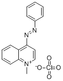 CAS 登录号：16600-12-7， 1-甲基-4-(苯基偶氮)-喹啉鎓高氯酸盐