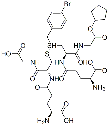 CAS 登录号：166038-00-2， 环戊基(2S)-2-氨基-5-[[(2R)-3-[(4-溴苯基)甲硫基]-1-[(2-环戊基氧基-2-氧代乙基)氨基]-1-氧代丙烷-2-基]氨基]-5-氧代戊酸酯