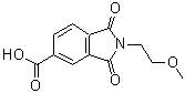 CAS 登录号：166096-35-1， 2-(2-甲氧基乙基)-1,3-二氧代-5-异吲哚啉羧酸