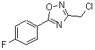 CAS 登录号：166179-37-9， 3-(氯甲基)-5-(4-氟苯基)-1,2,4-恶二唑