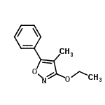 CAS#: 166180-83-2, 3-Ethoxy-4-Methyl-5-Phenyl-1,2-Oxazole