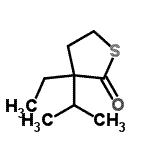 CAS#: 166265-18-5, 3-Ethyl-3-Isopropyldihydro-2(3H)-Thiophenone