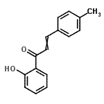 CAS 登录号：16635-14-6， 1-(2-羟基苯基)-3-(4-甲基苯基)-2-丙烯-1-酮