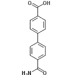 CAS#: 166386-38-5, 4'-Carbamoyl-4-Biphenylcarboxylic Acid