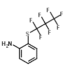 CAS 登录号：166392-11-6， 2-[(七氟丙基)硫基]苯胺