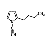 CAS 登录号：166543-87-9， 2-丁基-1-乙炔基-1H-吡咯