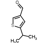CAS#: 166591-47-5, 5-Isopropyl-3-Thiophenecarbaldehyde