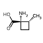 CAS 登录号：166666-94-0， (1S,2R)-1-氨基-2-甲基环丁烷羧酸