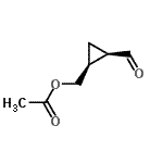 CAS 登录号：166762-22-7， [(1S,2R)-2-甲酰基环丙基]甲基乙酸酯
