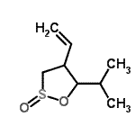 CAS 登录号：166765-19-1， 5-异丙基-4-乙烯基-1,2-恶噻戊环2-氧化物