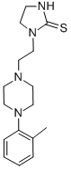 CAS 登录号：166772-80-1， 1-[2-[4-(2-甲基苯基)哌嗪-1-基]乙基]咪唑烷-2-硫酮