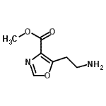 CAS 登录号：166950-00-1， 甲基5-(2-氨基乙基)-1,3-恶唑-4-羧酸酯