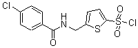 CAS 登录号：166964-34-7， 5-{[(4-氯苯甲酰基)氨基]甲基}噻吩-2-磺酰氯