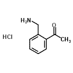 CAS 登录号：166983-74-0， 1-[2-(氨基甲基)苯基]乙酮盐酸盐(1:1)