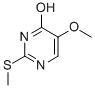 CAS 登录号：1671-08-5， 5-甲氧基-2-(甲硫基)-4(3H)-嘧啶酮