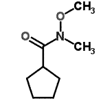 CAS#: 167303-65-3, N-Methoxy-N-Methylcyclopentanecarboxamide