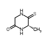 CAS 登录号：167391-78-8， (6S)-6-甲基-5-硫代-2-哌嗪酮
