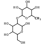 CAS 登录号：16741-18-7， 2-O-(6-脱氧己糖吡喃糖苷)吡喃己糖