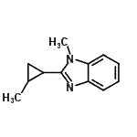 CAS#: 167483-60-5, 1-Methyl-2-(2-Methylcyclopropyl)-1H-Benzimidazole