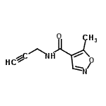 CAS#: 167538-18-3, 5-Methyl-N-(2-Propyn-1-Yl)-1,2-Oxazole-4-Carboxamide