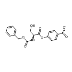 CAS 登录号：1676-91-1， 4-硝基苯基N-[(苄氧基)羰基]-L-丝氨酸酯