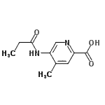 CAS#: 167626-94-0, 4-Methyl-5-(Propionylamino)-2-Pyridinecarboxylic Acid