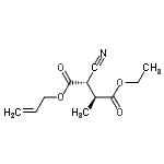 CAS 登录号：167778-93-0， 1-烯丙基4-乙基(2S,3S)-2-氰基-3-甲基琥珀酸盐