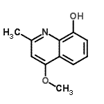 CAS#: 167834-50-6, 4-Methoxy-2-Methyl-8-Quinolinol