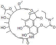 CAS#: 16784-10-4, 4-O-[2-(Methylpropylamino)-2-Oxoethyl]Rifamycin