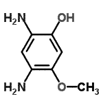 CAS 登录号：167859-86-1， 2,4-二氨基-5-甲氧基-苯酚