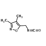 CAS 登录号：167951-41-9， 5-(异氰酸甲基)-3,4-二甲基-1,2-恶唑