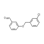 CAS#: 168084-95-5, 3-[(3-Chlorobenzyl)Oxy]Benzaldehyde