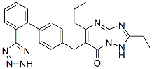 CAS 登录号：168152-69-0， 2-乙基-5-丙基-6-[[4-[2-(2H-四唑-5-基)苯基]苯基]甲基]-1H-[1,2,4]三唑并[5,1-b]嘧啶-7-酮