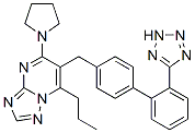 CAS 登录号：168152-86-1， 7-丙基-5-吡咯烷-1-基-6-[[4-[2-(2H-四唑-5-基)苯基]苯基]甲基]-[1,2,4]三唑并[1,5-a]嘧啶