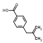 CAS 登录号：168194-08-9， 4-(2-甲基-2-丙烯-1-基)苯甲酸