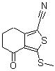 CAS#: 168279-53-6, 4,5,6,7-Tetrahydro-3-(Methylthio)-4-Oxo-Benzo[c]Thiophene-1-Carbonitrile