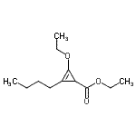 CAS 登录号：168298-19-9， 乙基2-丁基-3-乙氧基-2-环丙烯-1-羧酸酯